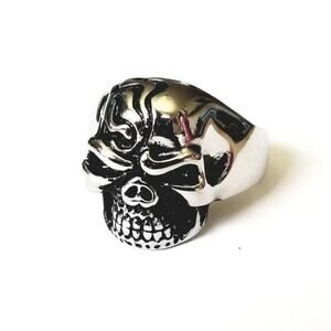New stainless steel skull ring size‎ 18